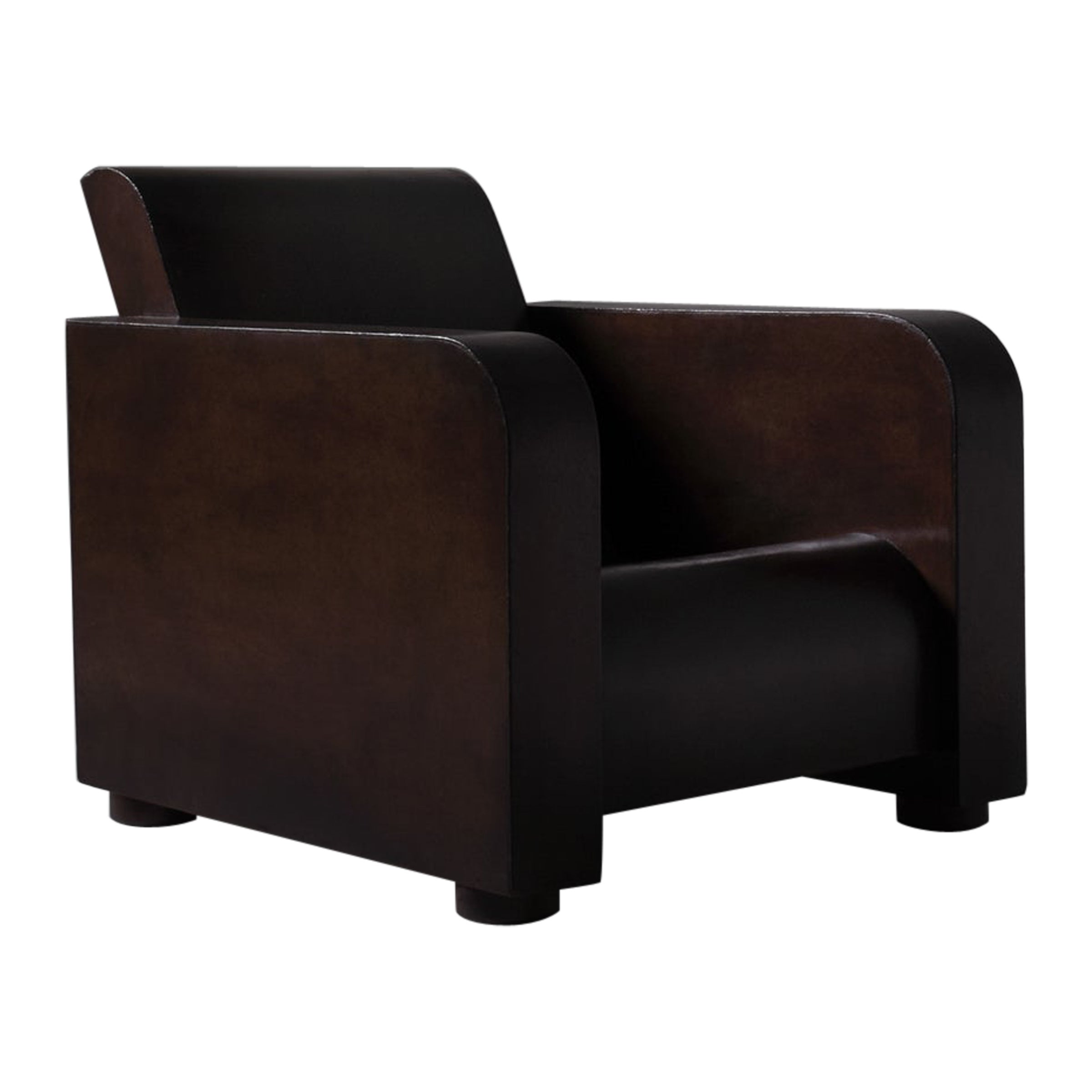 Unique prototype Art Deco club chair, France 1940s