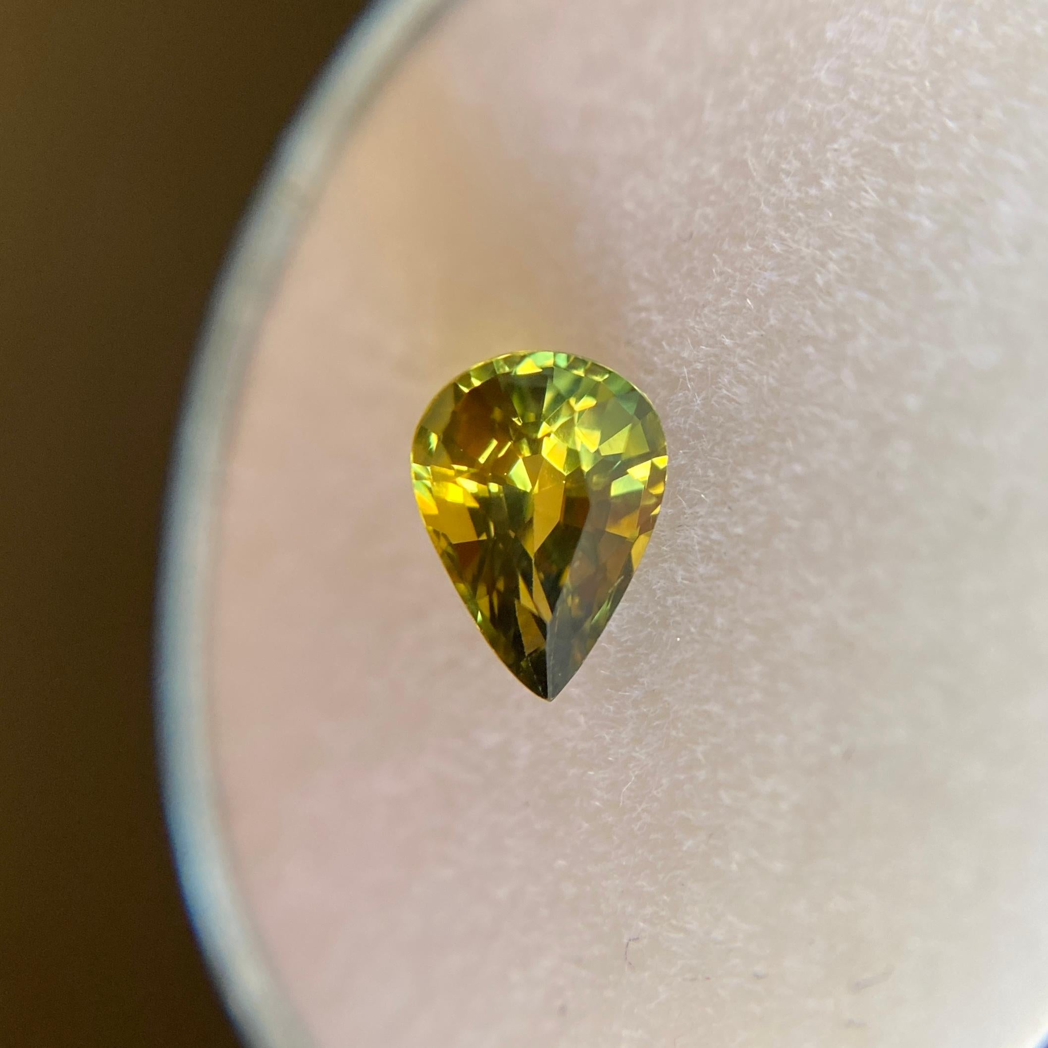 australian yellow sapphire