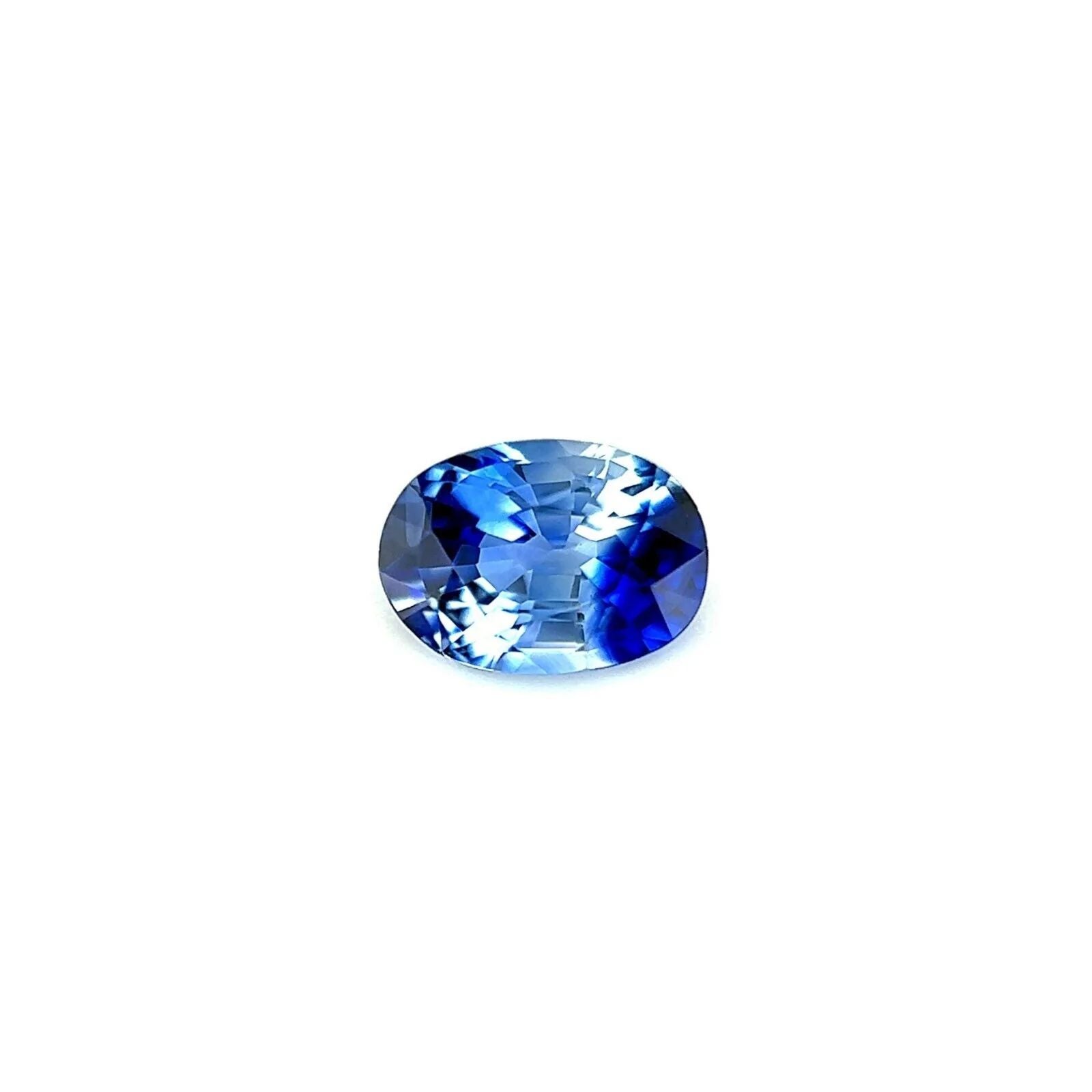 Unique Rare Ceylon Blue Purple Sapphire 0.81ct Oval Cut Blue Rare VS For Sale