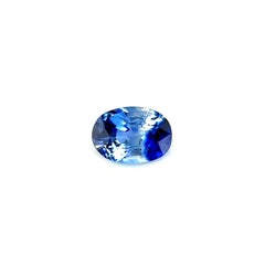 Unique Rare Ceylon Blue Purple Sapphire 0.81ct Oval Cut Blue Rare VS