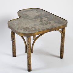 Unique & Rare Chan Table by Philp and Kelvin LaVerne Patinated Bronze