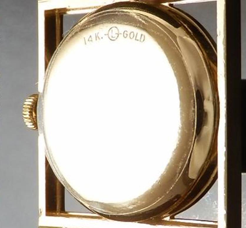 Unique Rare Longines 14K Wrist Watch Manual Wind 455 866 Antique 1958 3