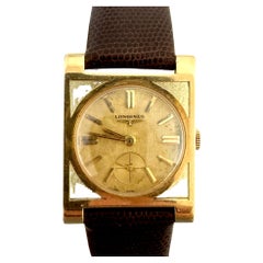 Unique Rare Longines 14K Wrist Watch Manual Wind 455 866 Antique 1958