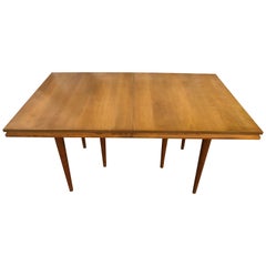 Midcentury Russel Wright Maple Dining Table with 3 leaves
