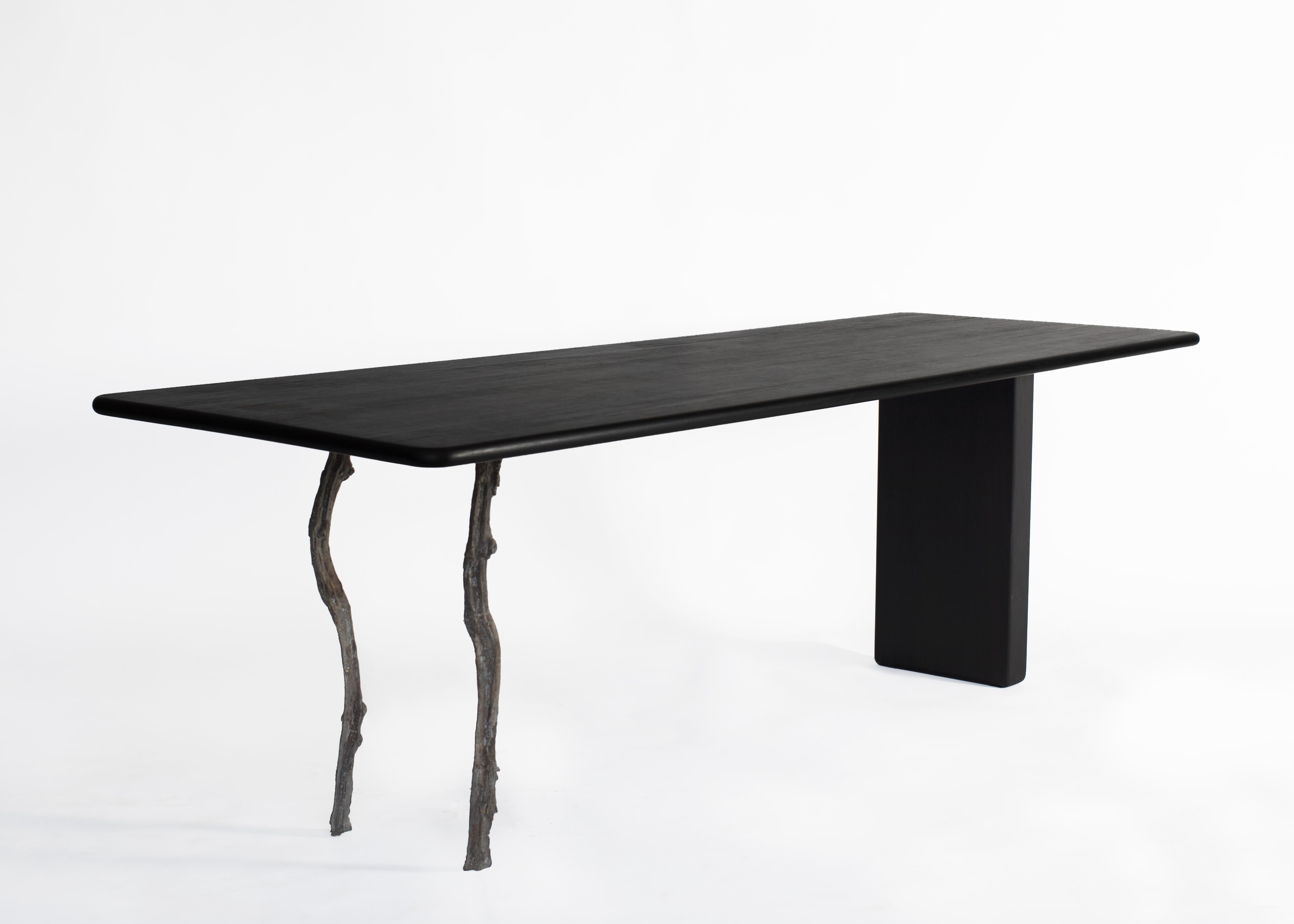 Dutch Unique Rectangular Treebone Table by Jesse Sanderson