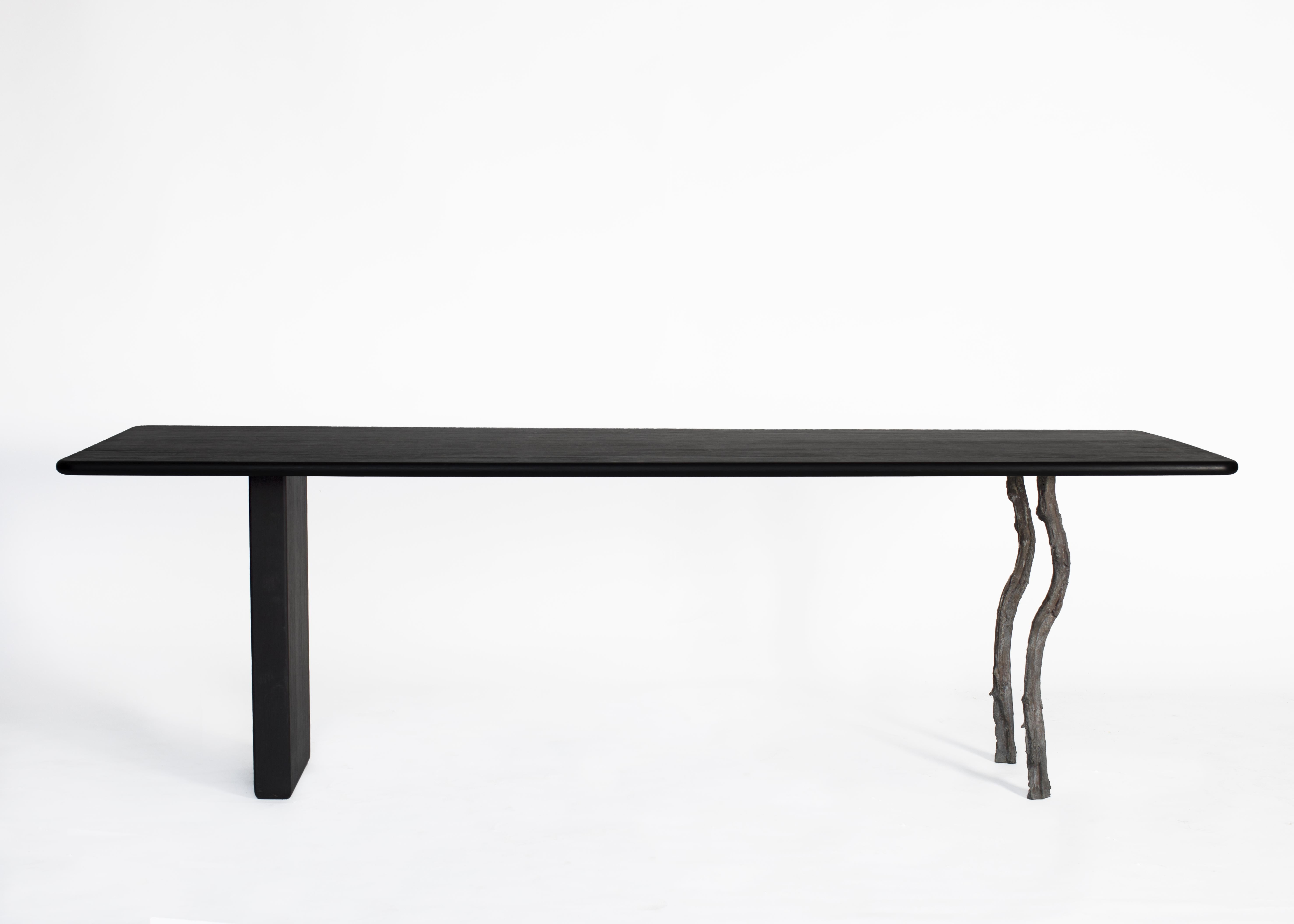 Other Unique Rectangular Treebone Table by Jesse Sanderson For Sale