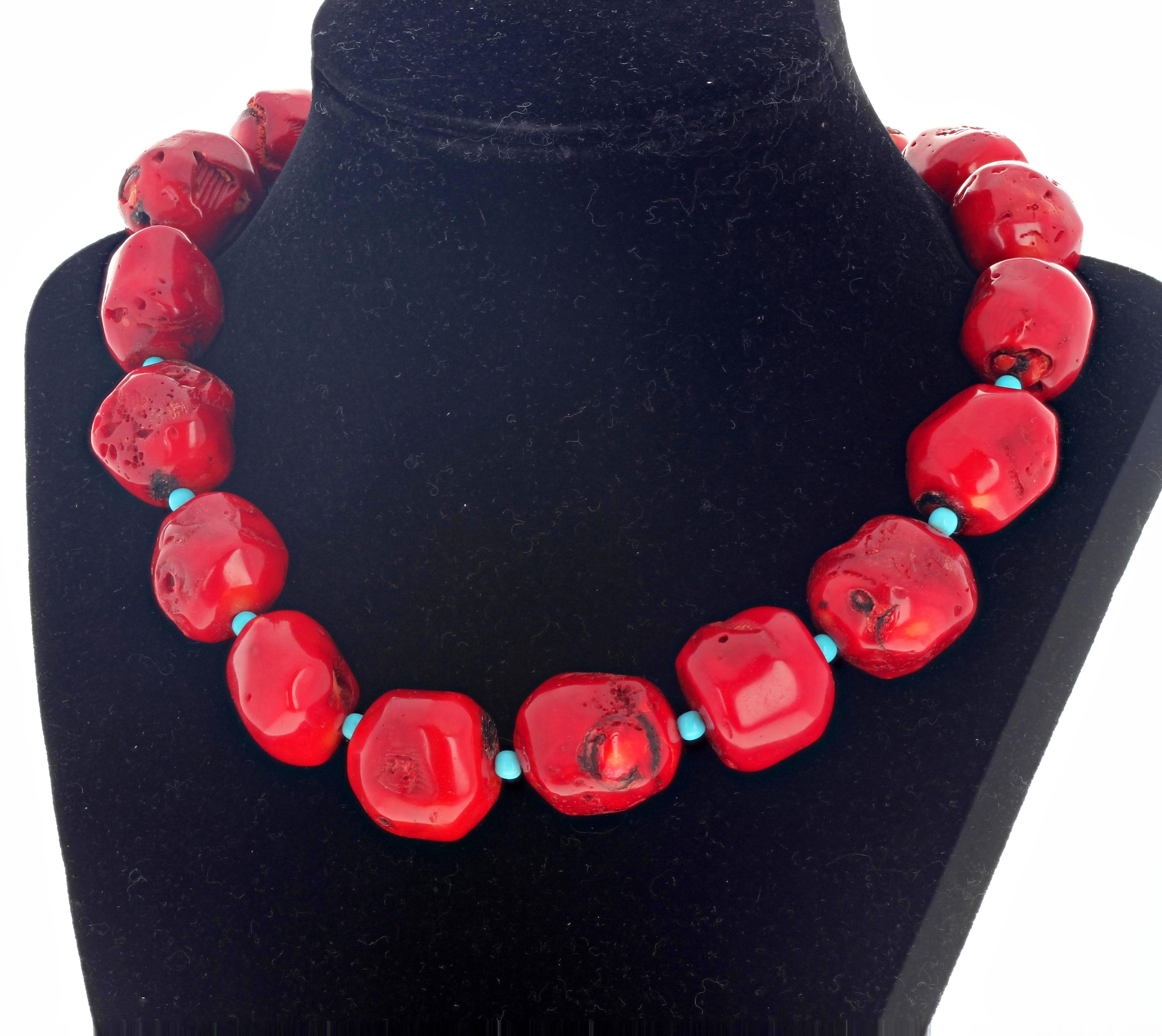 red and turquoise necklace