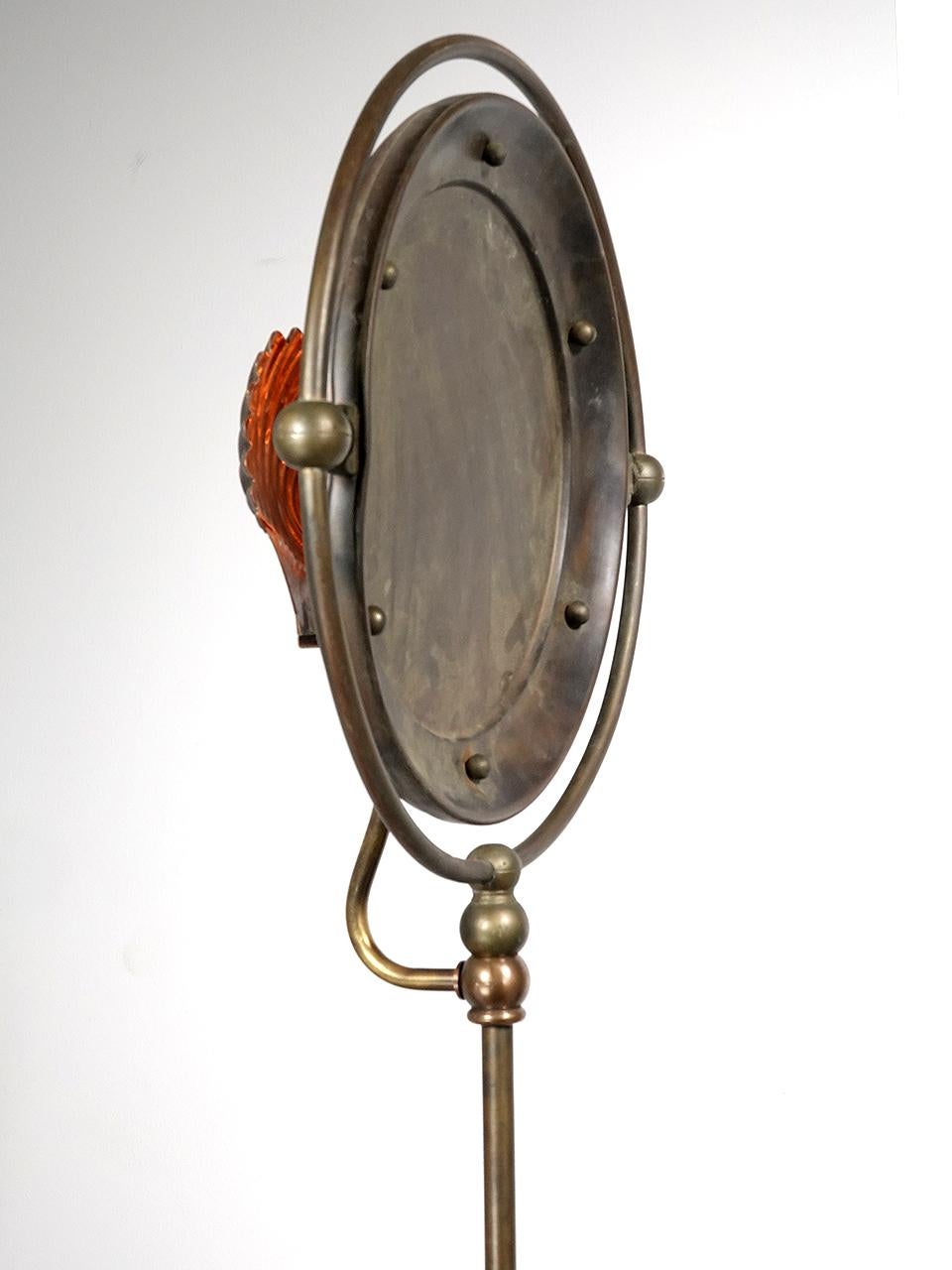 Unique Reflector Floor Lamp In Good Condition In Peekskill, NY