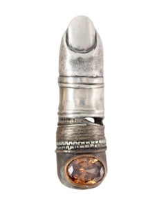 Unique Relics Ring in Metals and Cubic Zirconia by RAW FLOW Marianna Klimaszka