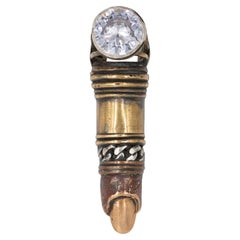 Unique Relics Ring in Metals & Cubic Zirconia by RAW FLOW Marianna Klimaszka