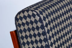 Unique Restored ArtDeco Walnut Reading Reclining Chair, High Gloss, 1920s