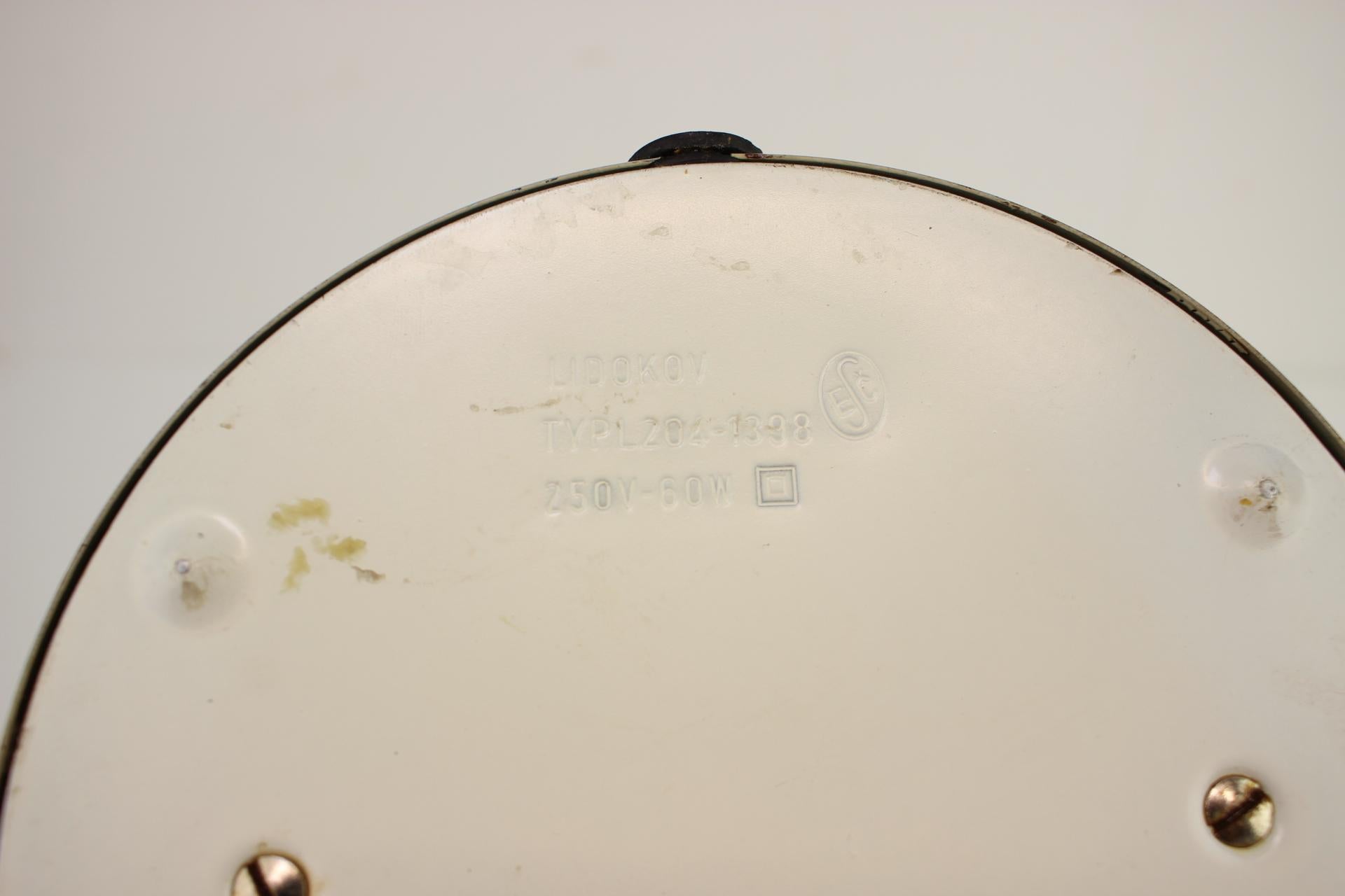 Mid-Century Modern Unique Retro Table Lamp, Lidokov, 1960's, Czechoslovakia For Sale