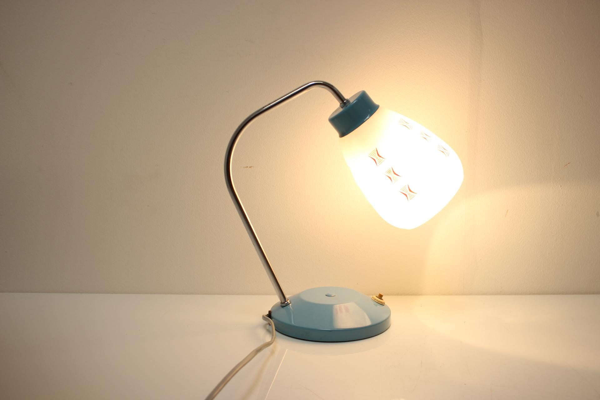 Mid-20th Century Unique Retro Table Lamp, Lidokov, 1960's, Czechoslovakia For Sale