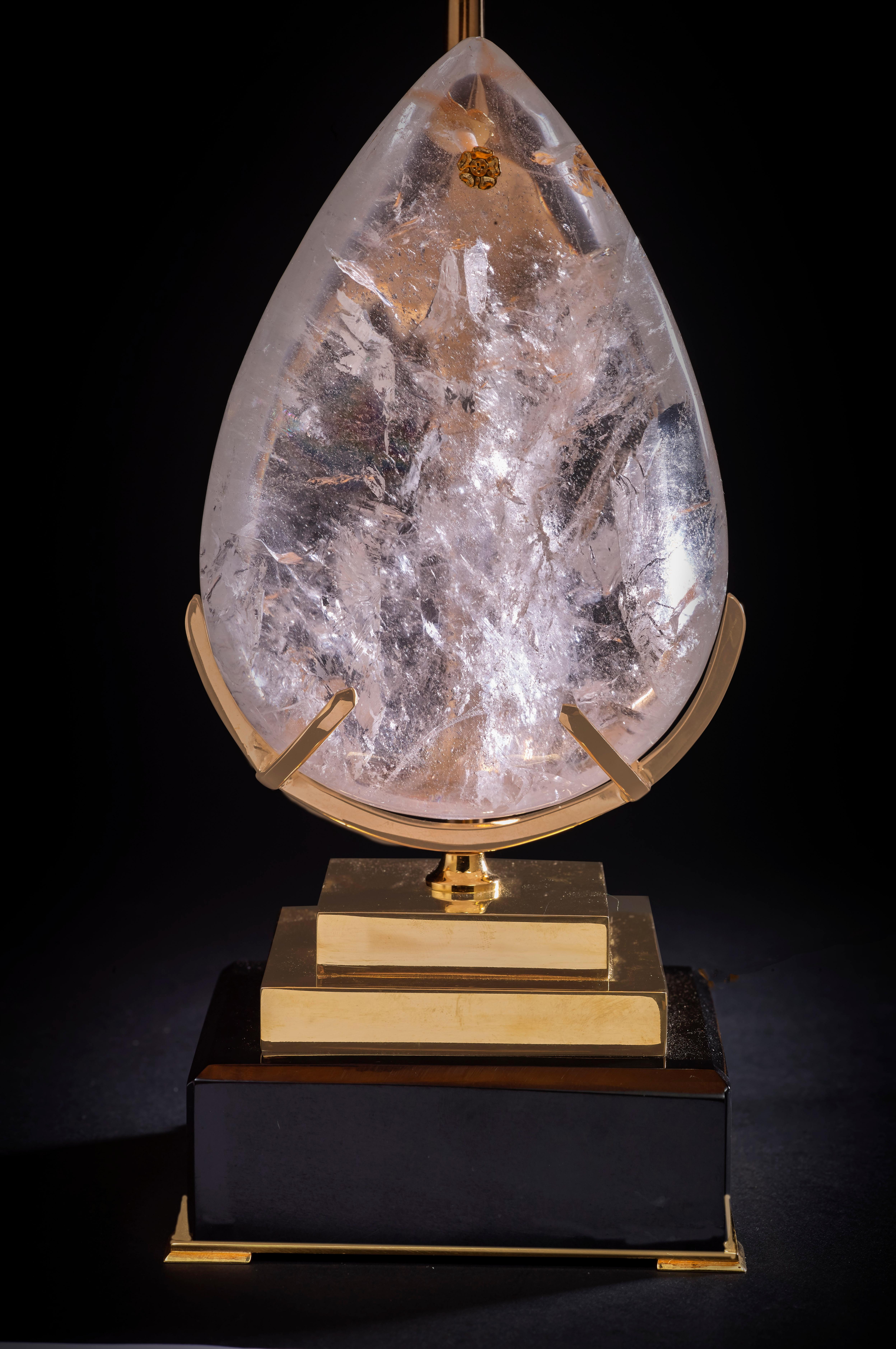 Unique Rock Crystal Lamp, 
