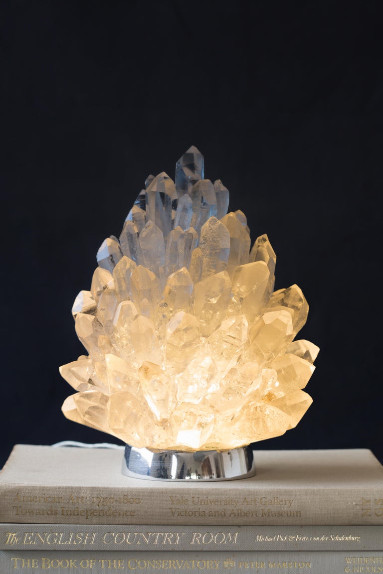 Unique rock crystal lighting 