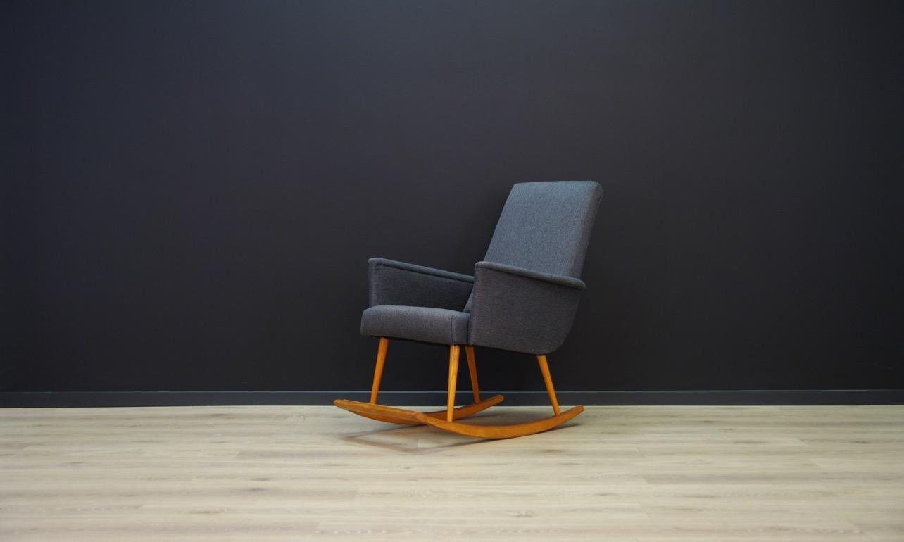 Unique Rocking Chair Danish Design (Moderne der Mitte des Jahrhunderts)