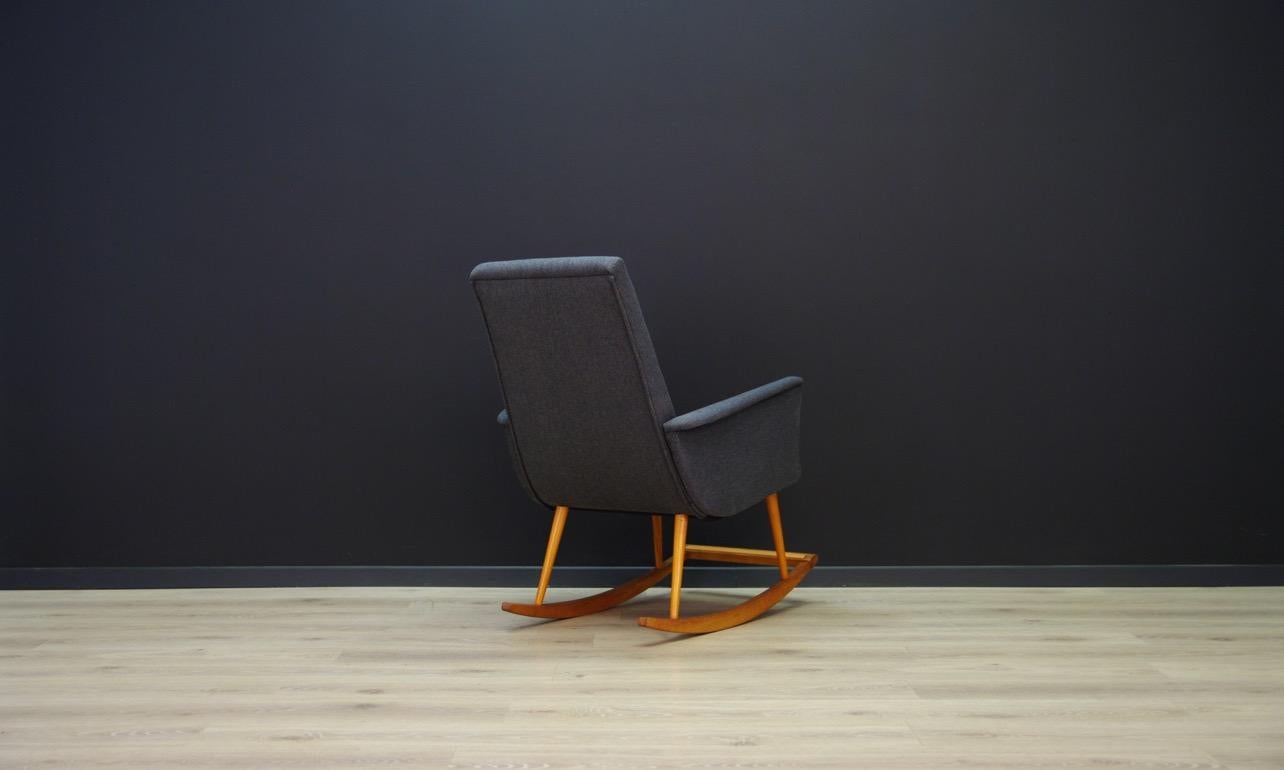 Unique Rocking Chair Danish Design im Zustand „Gut“ in Szczecin, Zachodniopomorskie