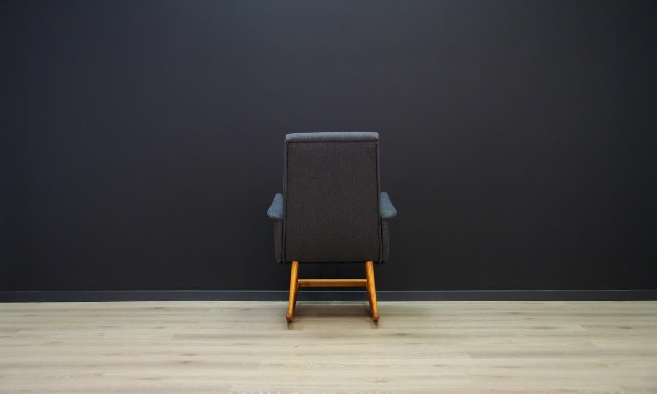 Unique Rocking Chair Danish Design (Leder)