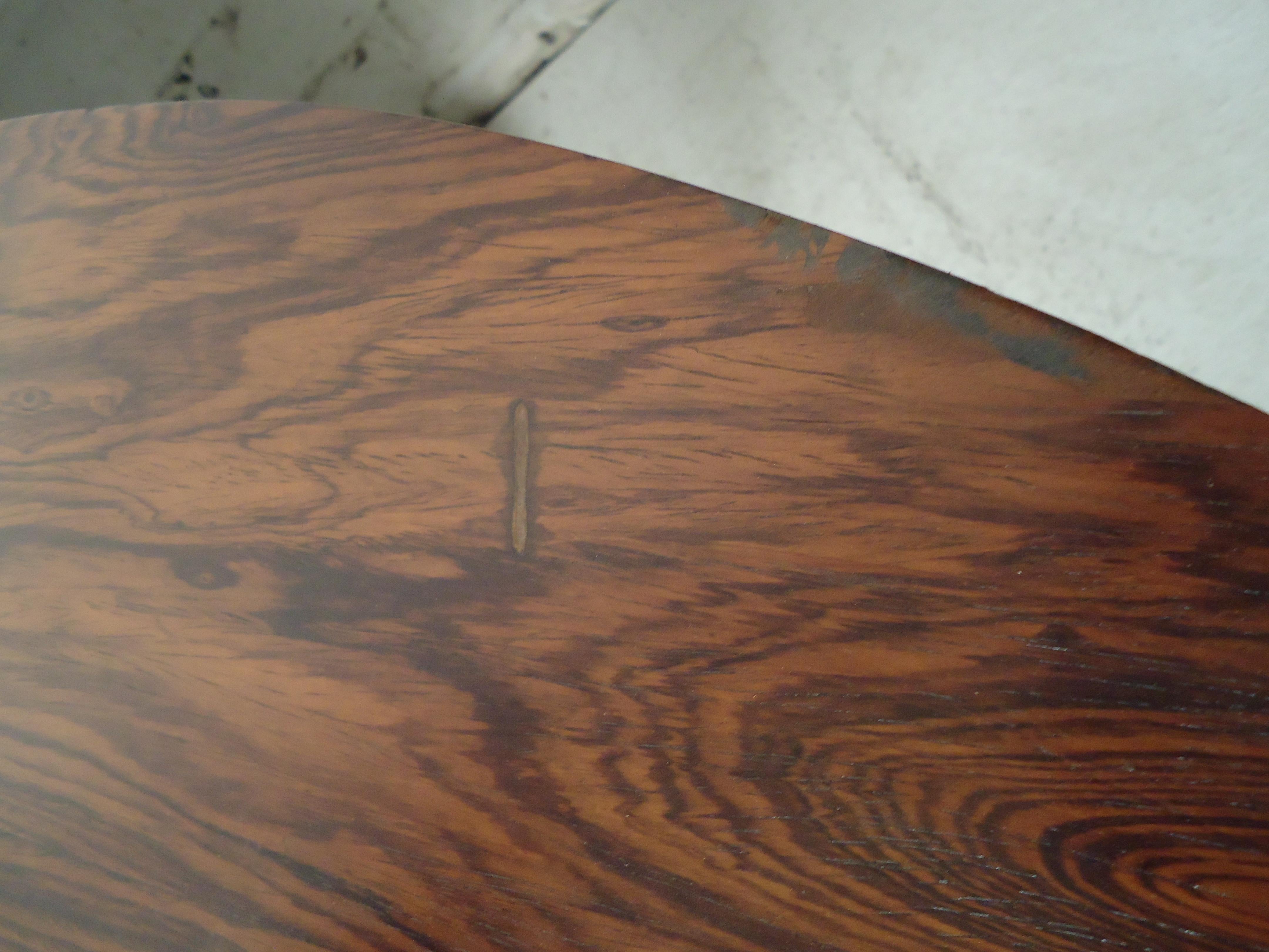 Unique Rosewood Coffee Table In Good Condition In Brooklyn, NY