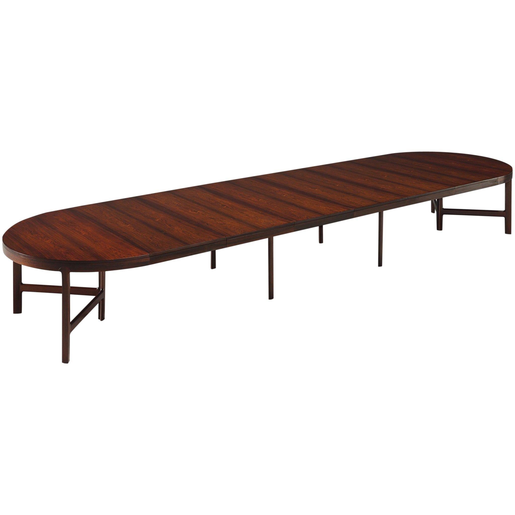 Unique Rosewood Table by Danish Master Cabinet Maker