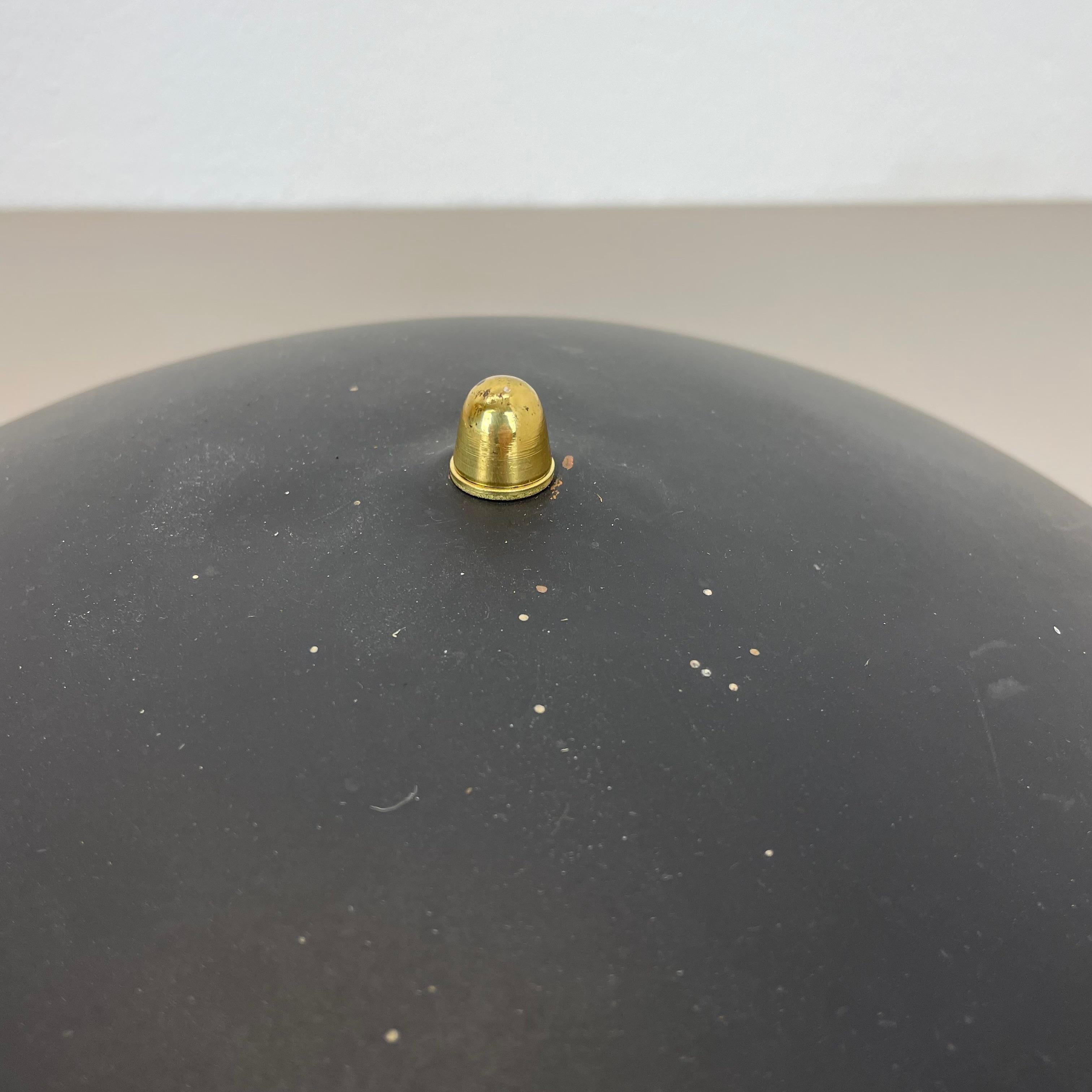 unique métal rond Gino Sarfatti Style Ceiling Wall Light Flushmount Italie 1950s en vente 3