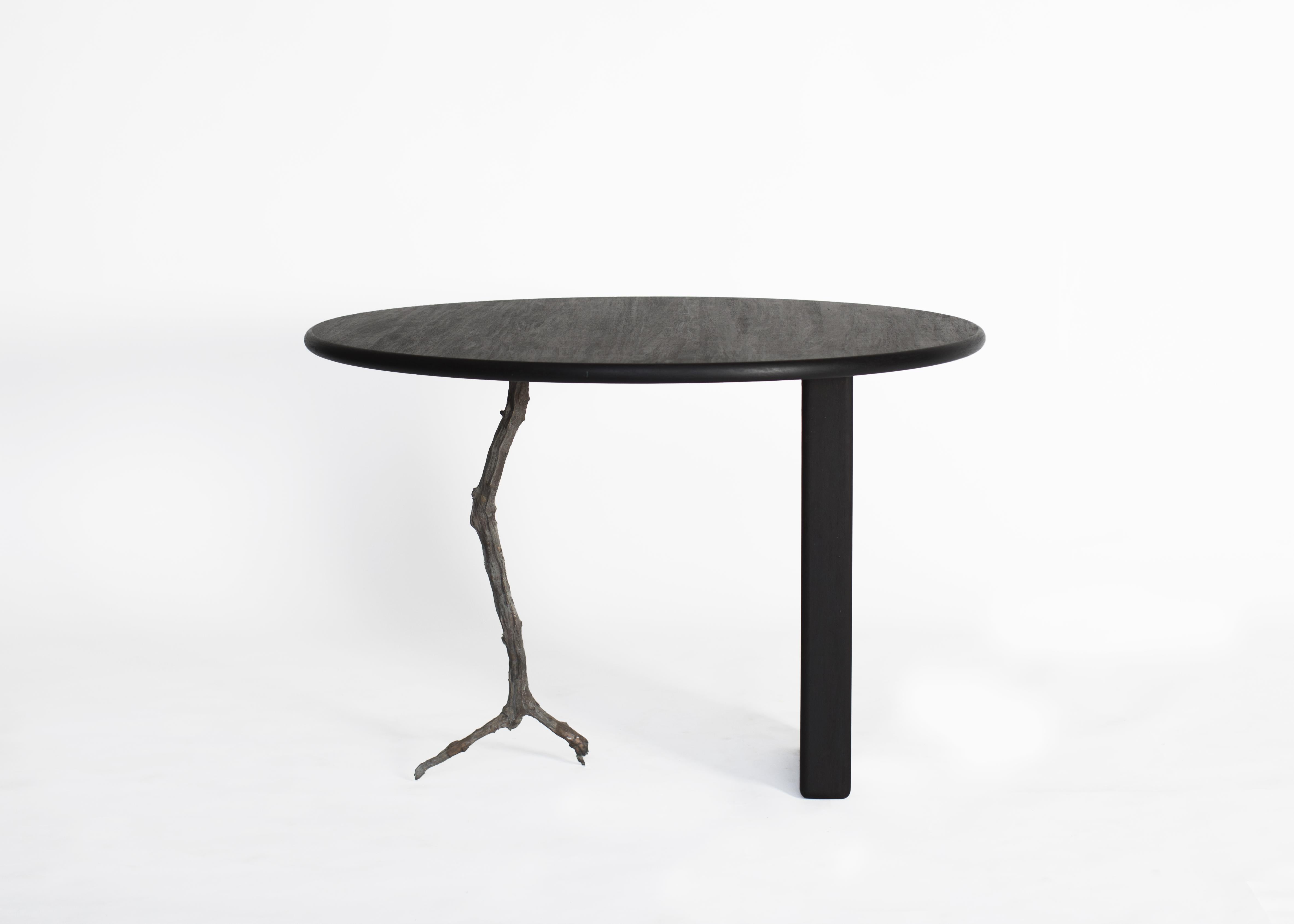Post-Modern Unique Round Treebone Table by Jesse Sanderson For Sale