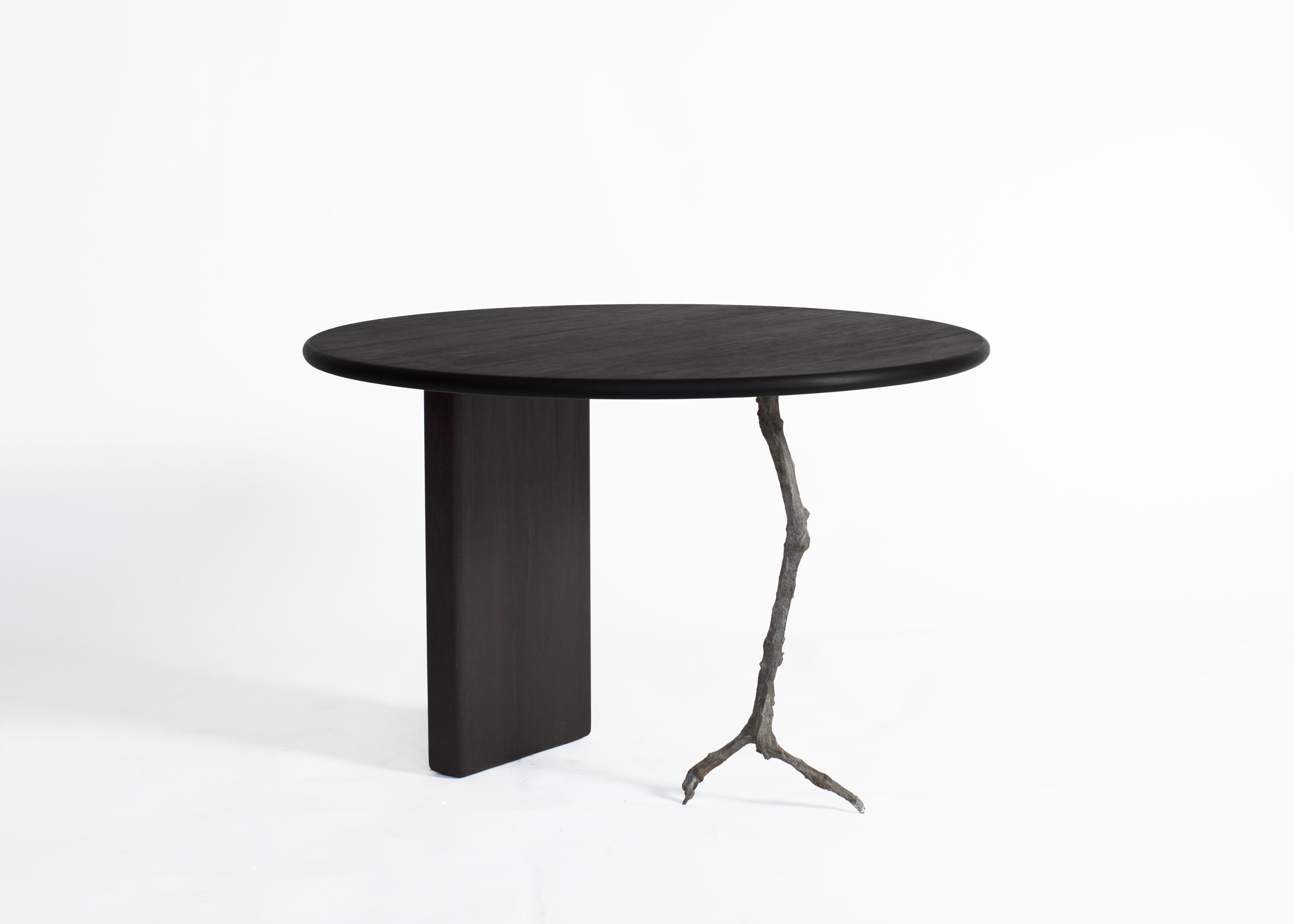 Dutch Unique Round Treebone Table by Jesse Sanderson For Sale
