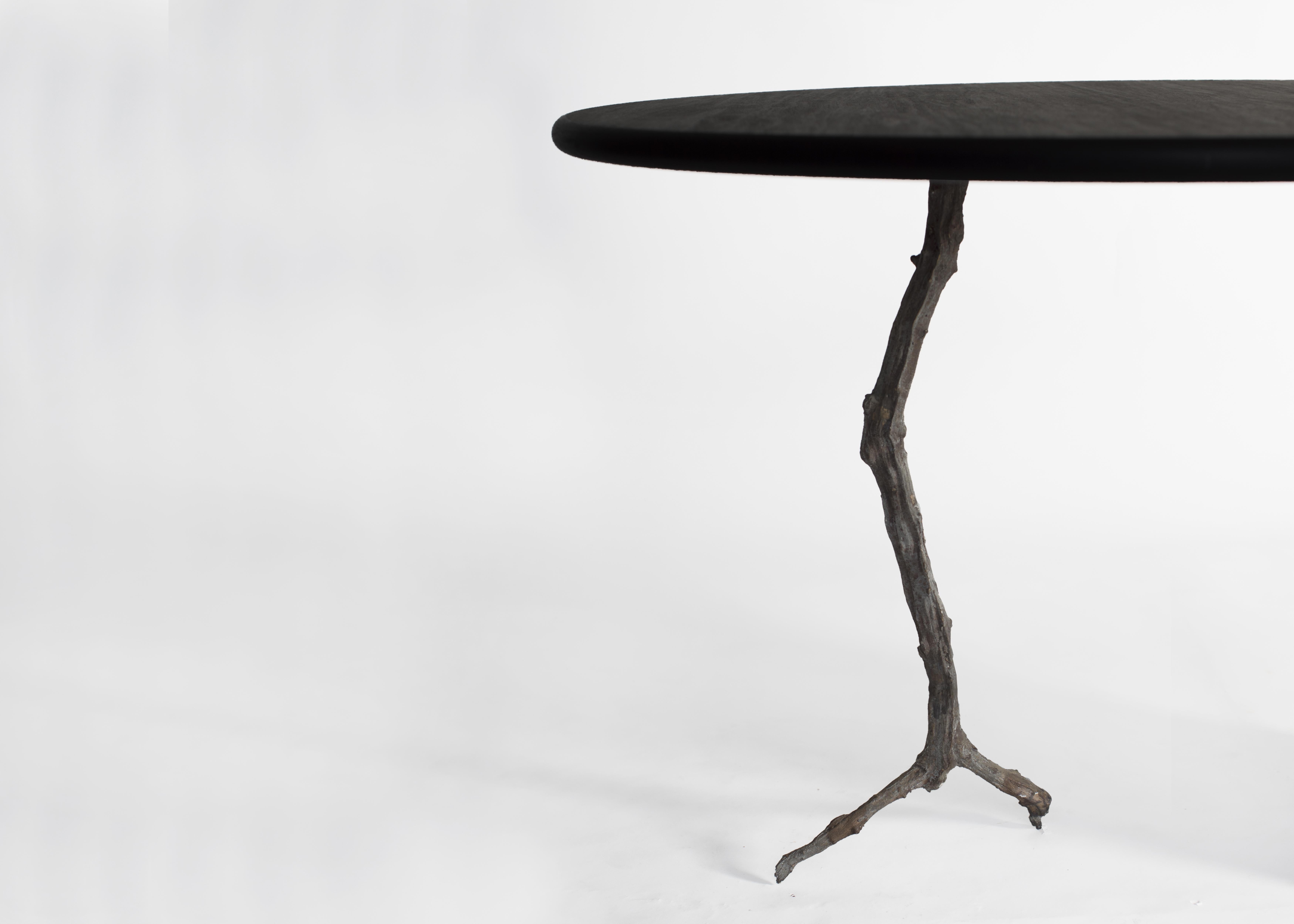 Unique Round Treebone Table by Jesse Sanderson In New Condition For Sale In Geneve, CH