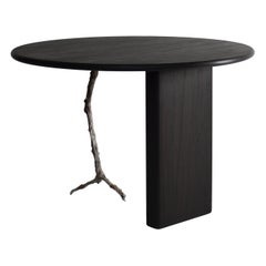 Einzigartiger runder Baumbone-Tisch von Jesse Sanderson