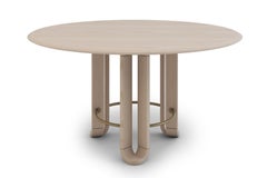 Table de salle à manger ronde unique Yaprak d'Ekin Varon