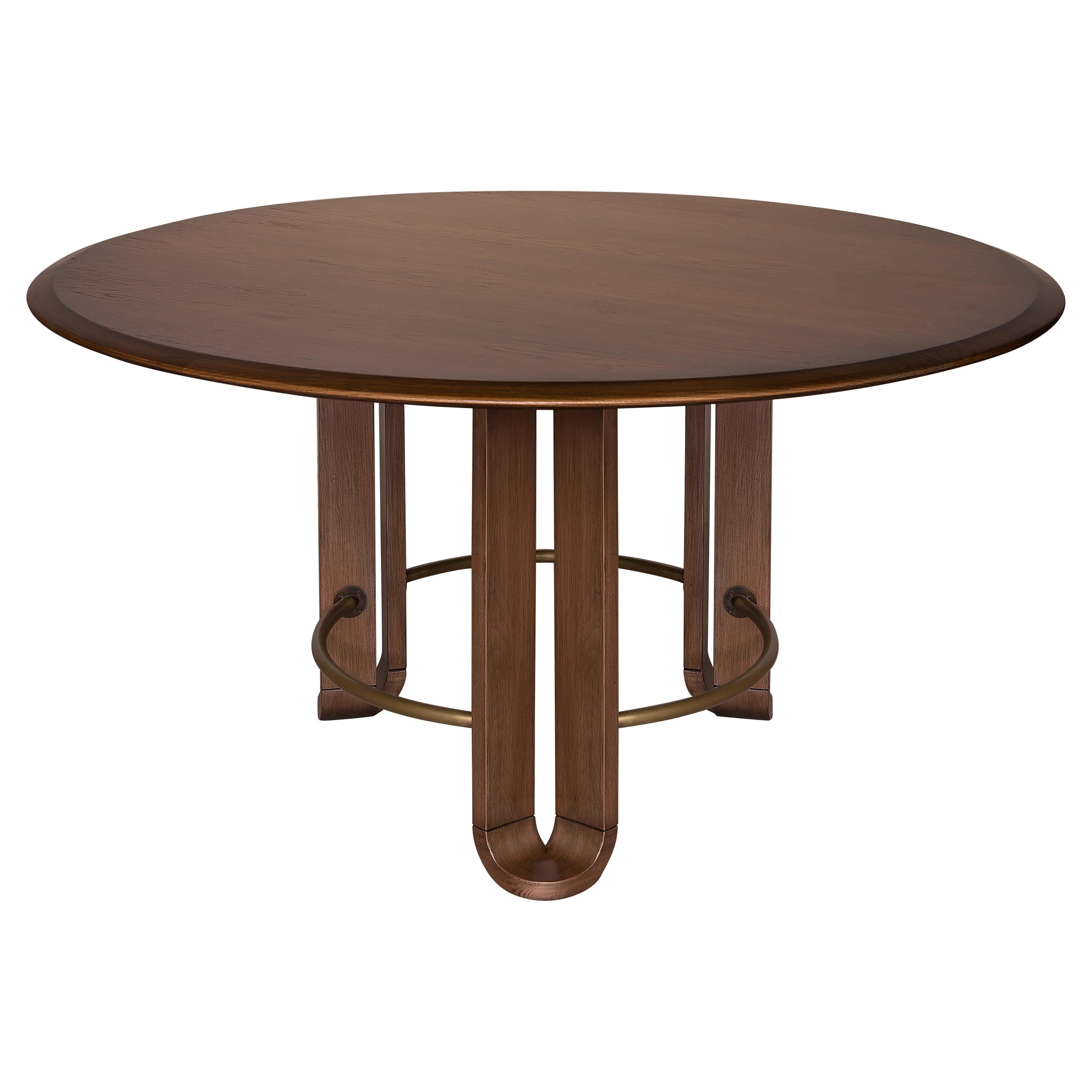Unique Round Yaprak Dining Table by Feyzstudio For Sale at 1stDibs