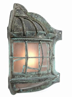 Unique Rustic Estate Corner Sconce
