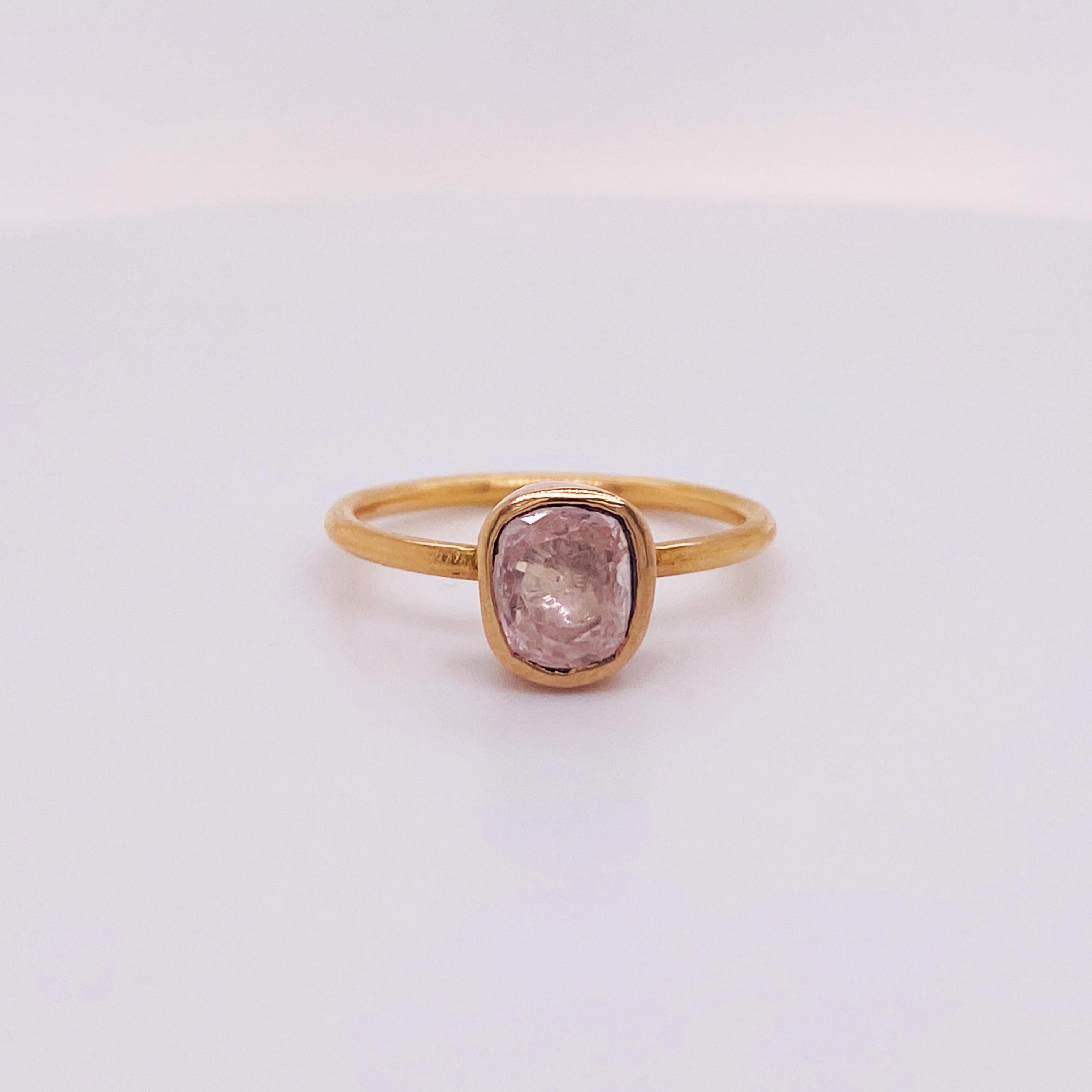 opalescent sapphire ring