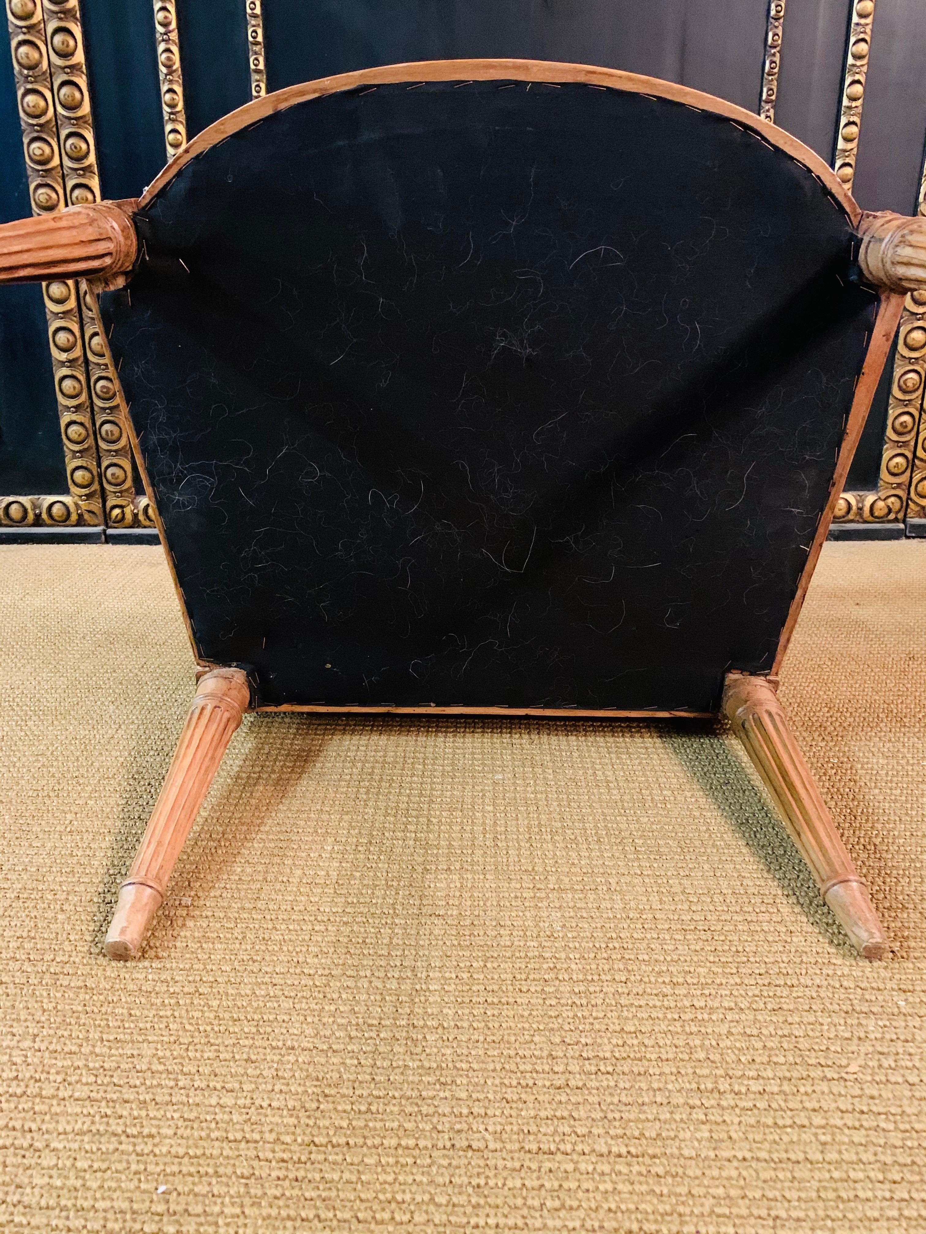 Unique Salon Chairs, France 19th Century, Solid Beech with Oak Tapestry/Gobelin 14