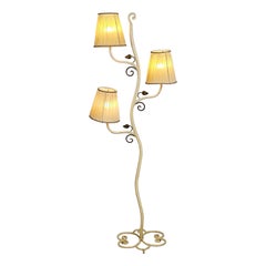 Unique Scandinavian modern floor lamp attributed to Bjerkås, Sweden, 1930s Unique Scandinavian modern floor lamp attributed to Bjerkås, Sweden, 1930s