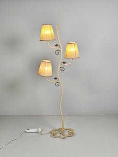 Unique Scandinavian modern floor lamp attributed to Bjerkås, Sweden, 1930s