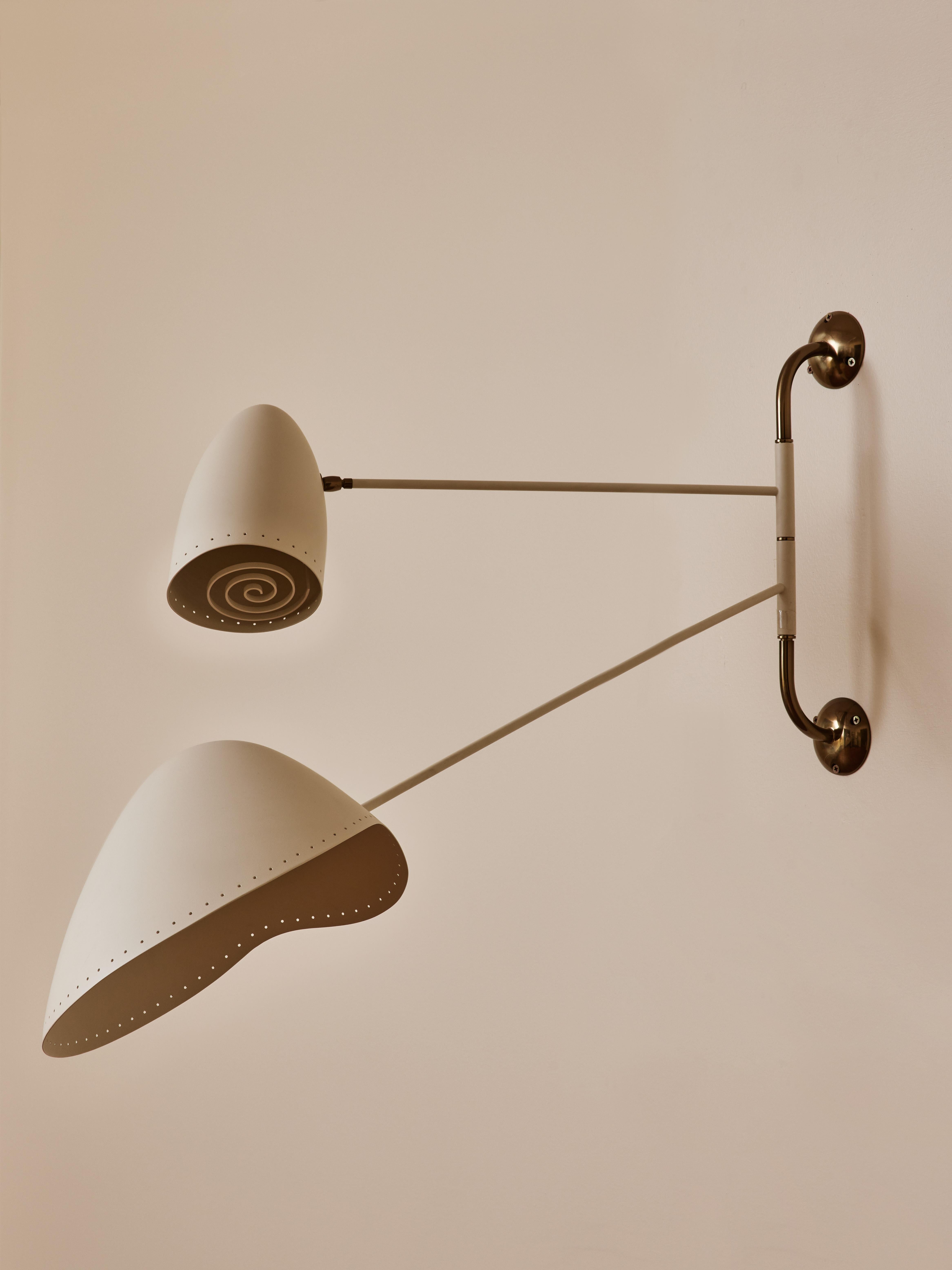 Mid-Century Modern Unique Sconce by Diego M For Sale