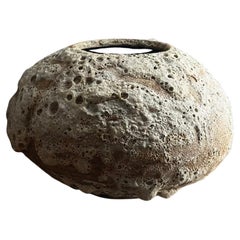 Vaso scolpito unico di Maria Loram