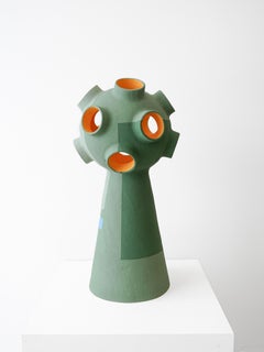 Unique Sculptural Ceramic Spot Lamp by Austin Coudriet