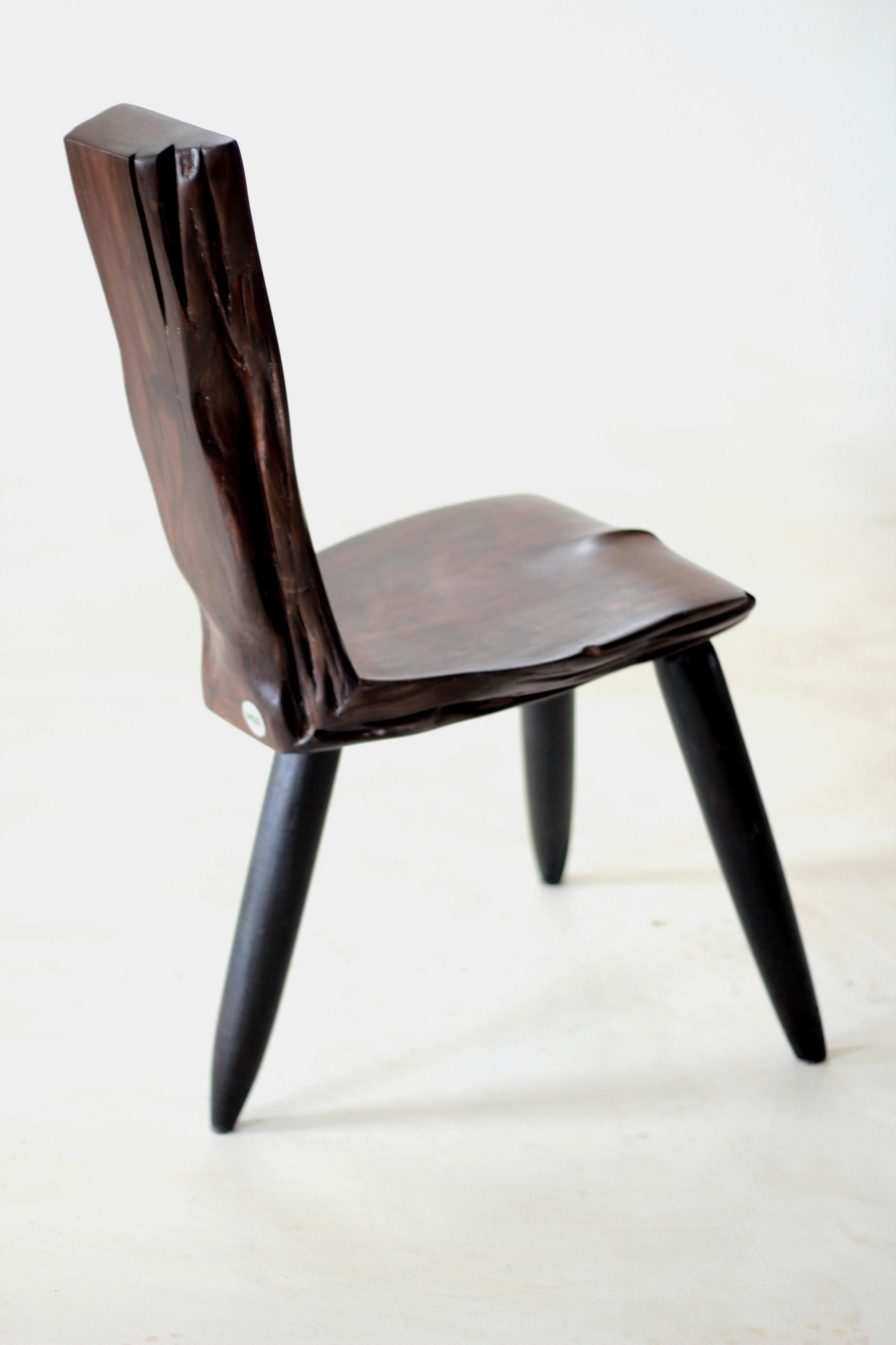 Brazilian Unique Sculptural Chair, Zara by Gustavo Dias For Sale