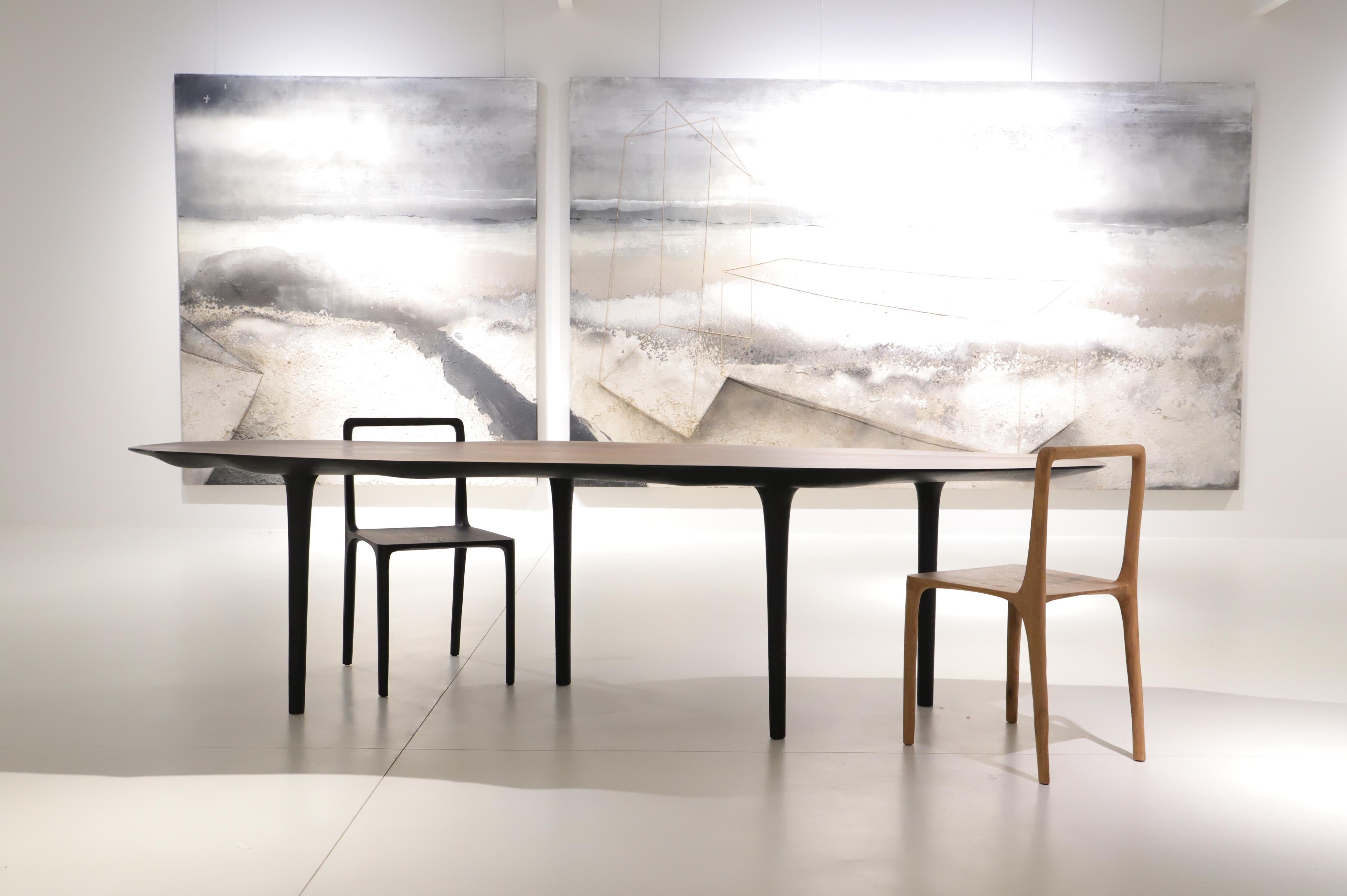 Unique Sculptural Dining Table Signed by Cedric Breisacher 3