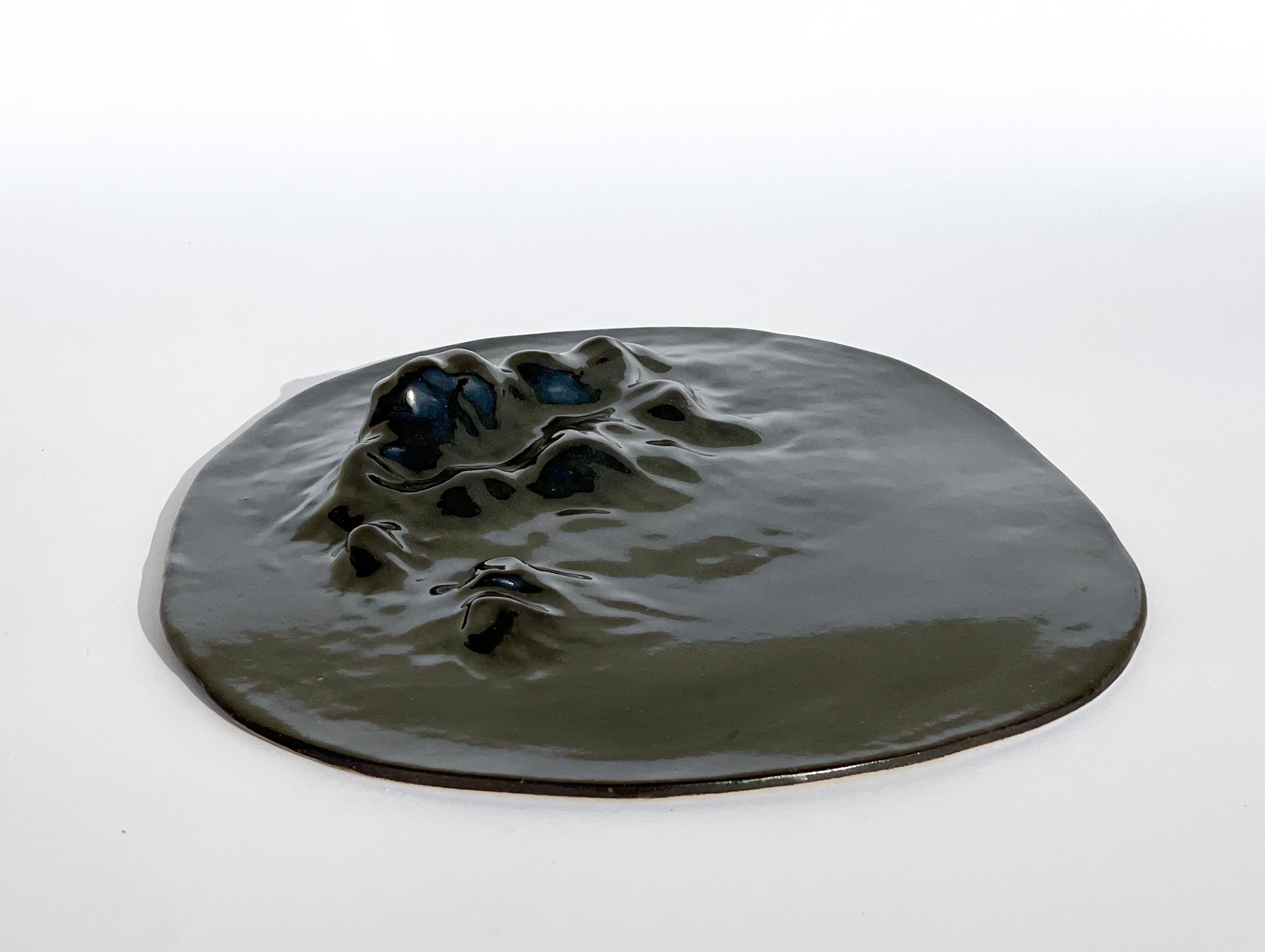 Gongshi plates

Hand made unique undulating form plates, Objet d'Art in Tenmoku glossy finish. 

These sculptural plates are taking inspiration from the Chinese ‘gongshi’
‘Gongshi (Chinese: ??), also known as scholar's rocks, are naturally