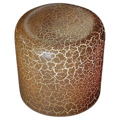 Unique Sculptural Illuminated Resin Plastic Stool Lamp Object 1960s 70s Panton