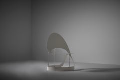 Unique sculptural metal chair, France 1960s