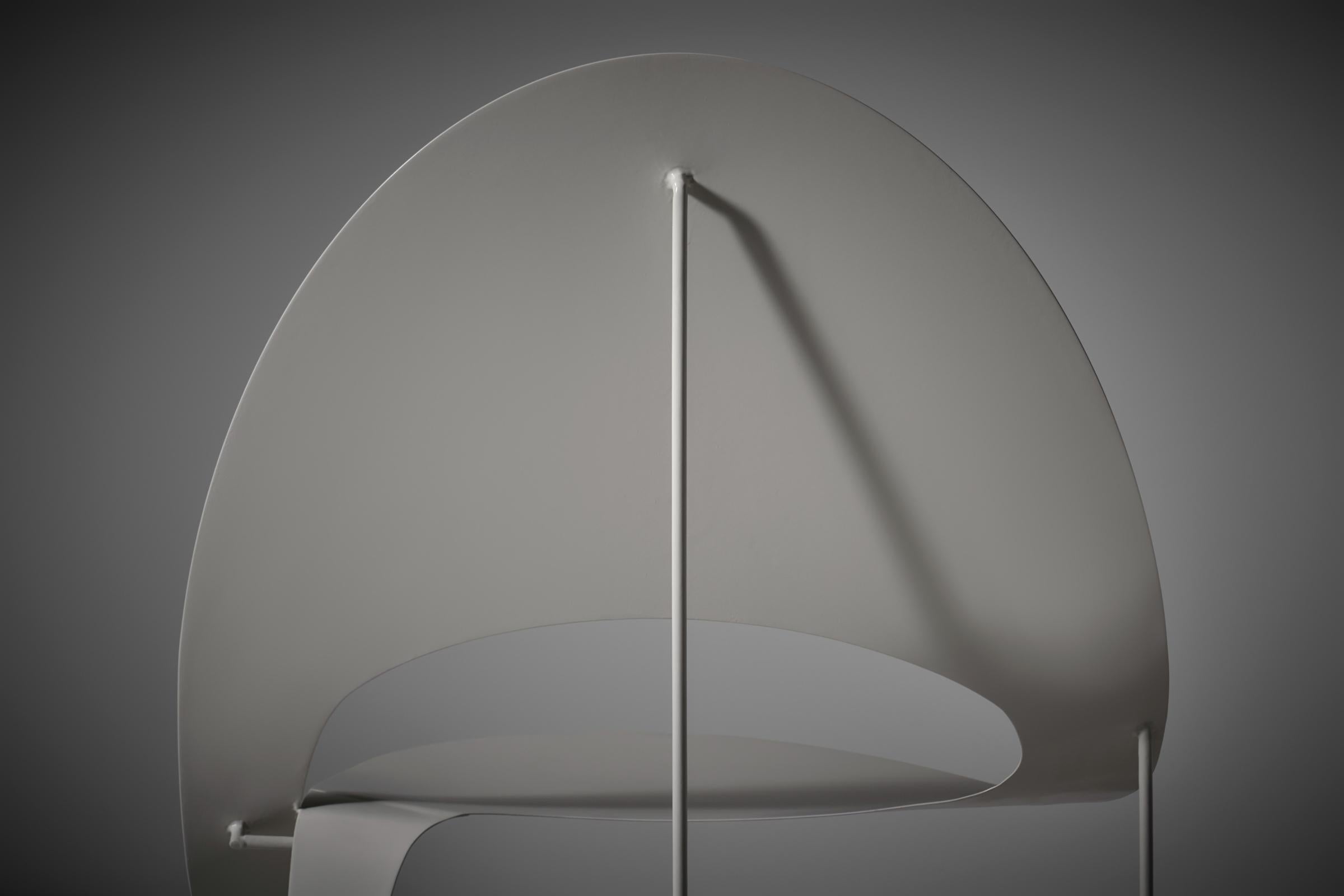 Mid-20th Century Unique sculptural metal chair, France 1960s For Sale