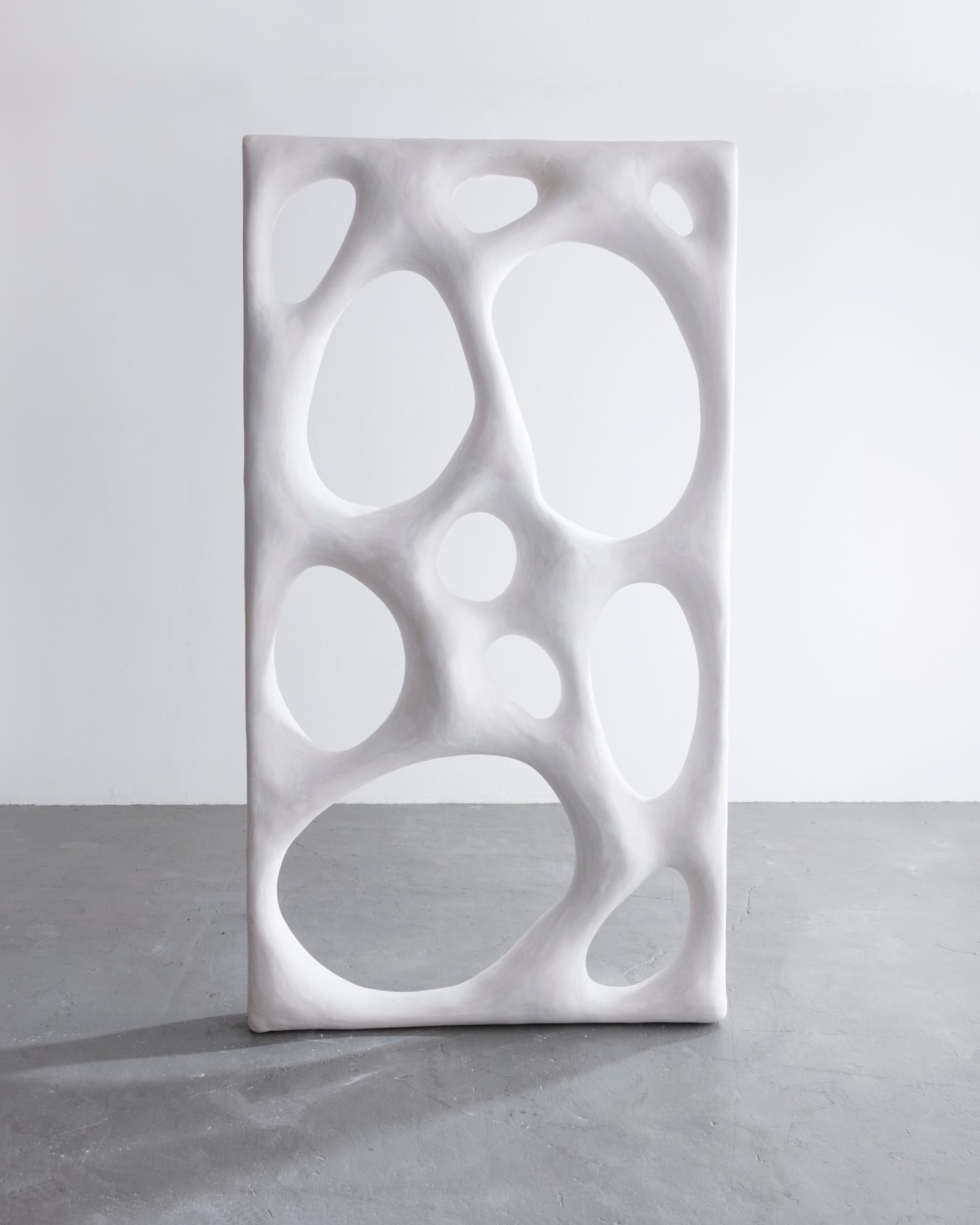 Unique sculptural room divider. Designed and made by Rogan Gregory, USA, 2018.