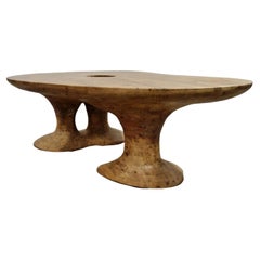Used Unique sculptural solid pine dining table by Frederik Weerkamp, Netherlands 1990