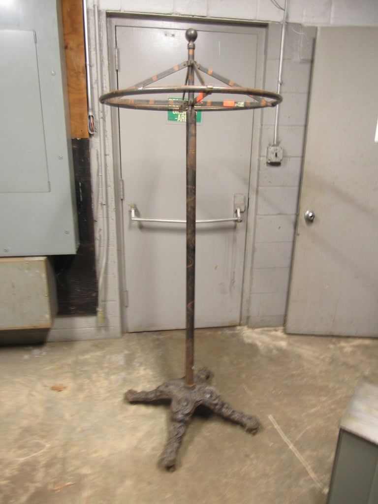 Unique Selection of Industrial Vintage Storefront Clothing Racks For Sale at 1stdibs
