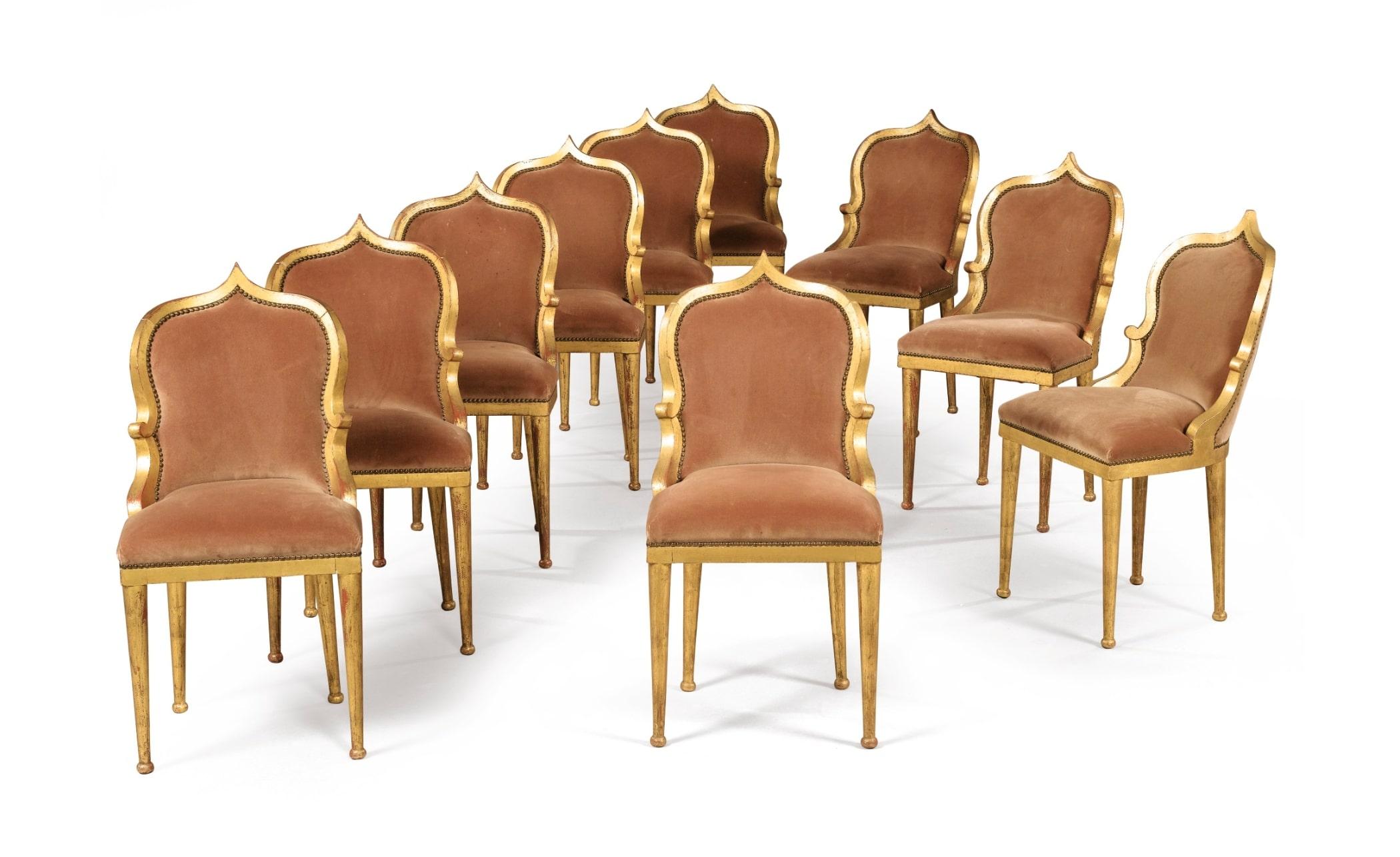 Unique, Set of 15, Garouste & Bonetti ‘Palace’ Dining Chairs, 1980 10