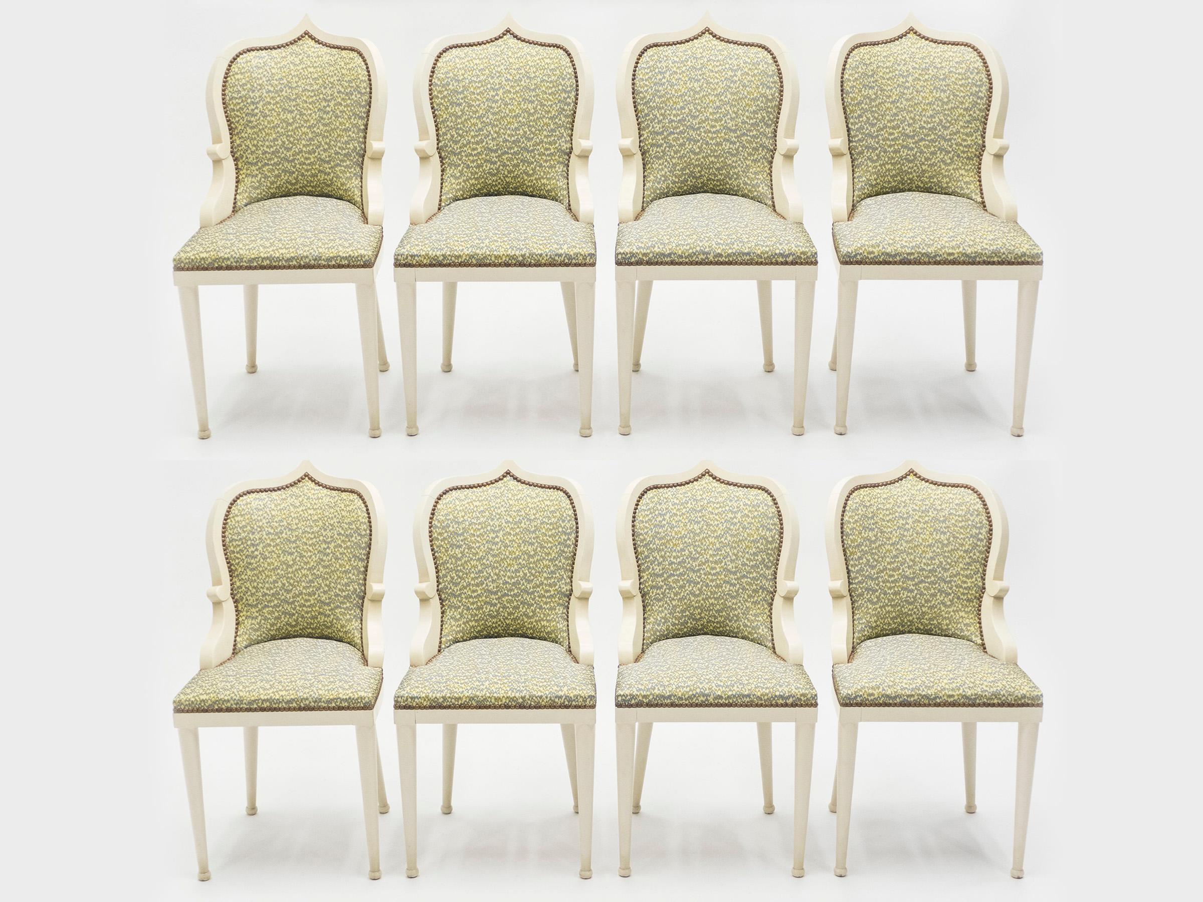 French Unique, Set of 15, Garouste & Bonetti ‘Palace’ Dining Chairs, 1980